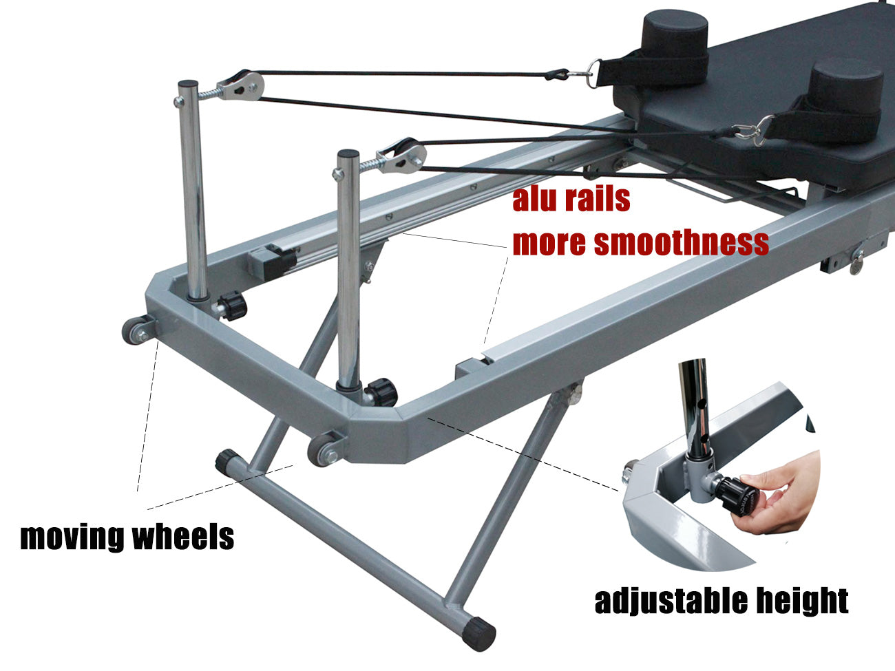 nexace Pilates Reformer Machine ,Foldable Pilates Machine Equipment fo –  nexacePilates