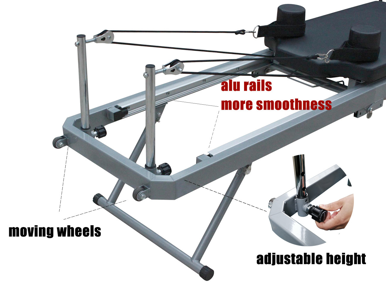  nexace Pilates Sitting Box for Pilates Reformer,Pilates  Equipment,Reformer Accessory : Sports & Outdoors