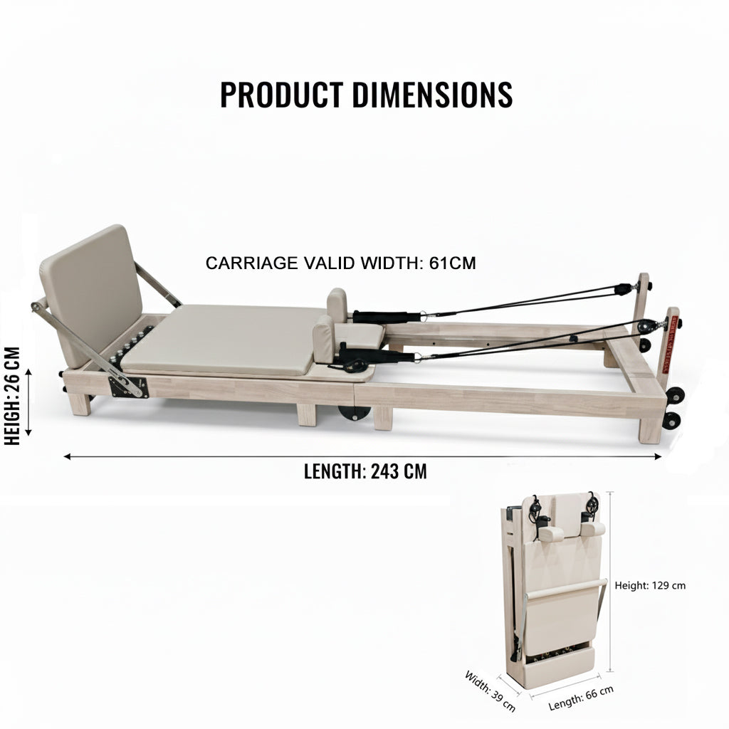 Home Foldable Pilates Reformer-NX890