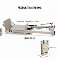 Home Foldable Pilates Reformer-NX890