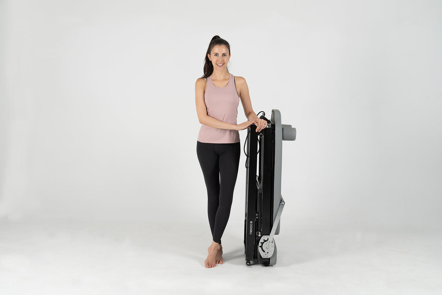 nexace Pilates Reformer Machine with Metal Spring