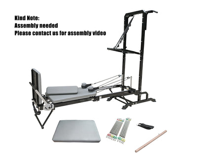 nexace Metal Pilates Reformer with Tower
